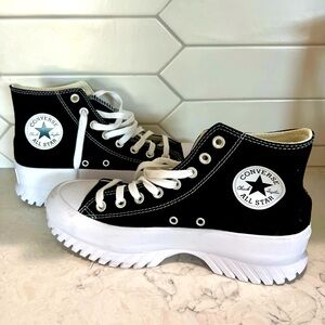 Converse Chuck Taylor All Star Lugged 2.0 Black-Canvas Sneakers Women 9.5/Men7.5